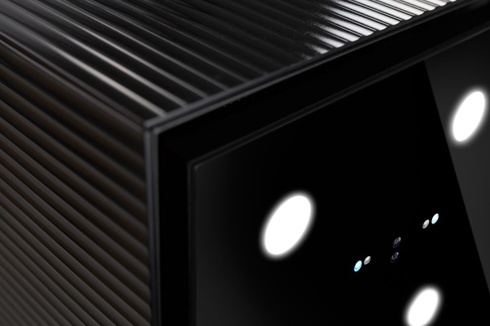 Erdvinis gartraukis Quadro Moderno Glass Black Gesture Control - Juoda - zdjęcie produktu 4