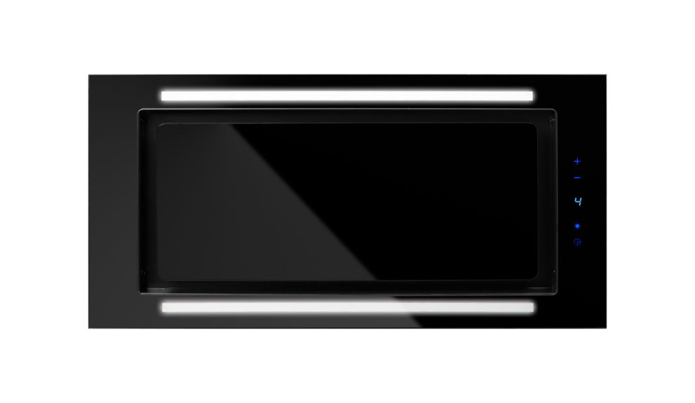 Įmontuojamas gartraukis Lando Glass 2STRIPS Black - Juoda - zdjęcie produktu 4
