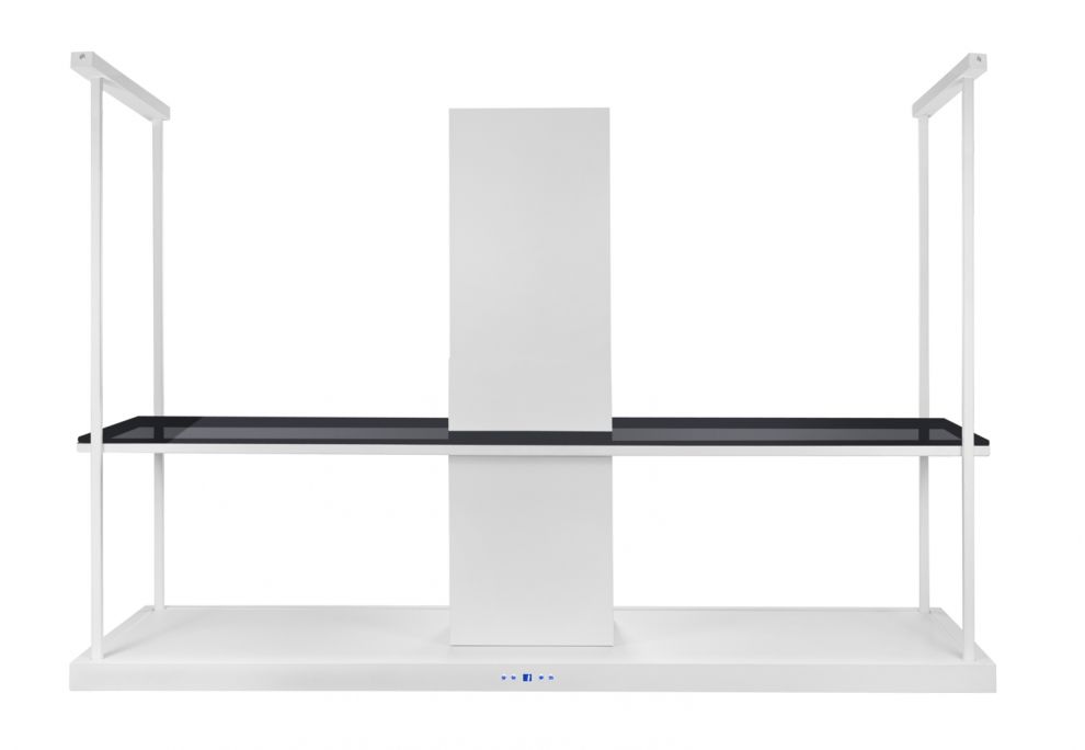 Erdvinis gartraukis Centropolis Elite Glass White Matt - Balta matinė - zdjęcie produktu 19